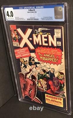 X-Men #5 CGC 4.0 1964 MARVEL COMICS 2nd appearance Scarlet Witch, Quicksilver