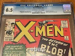 X-Men #7 (1964), CGC 6.5, 2nd App of the Blob Magneto & Scarlett Witch App