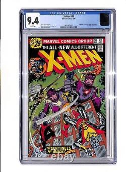 X-Men #98 CGC 9.4 White Pages Stan Lee and Jack Kirby Cameo