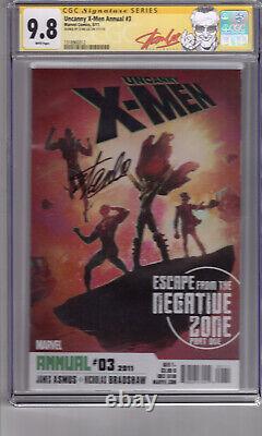 X-Men Annual 3 (2011) 9.8 CGC (SS) STAN LEE -RARE. Only 1 signed'Negative ZONE