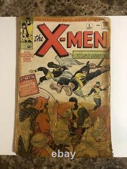 X-men 1 1963 Complete! 1st App Of Magneto Xmen No Cgc Marvel Stan Lee 1.5 Grade