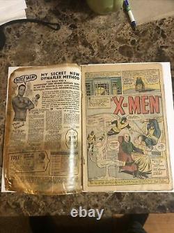 X-men 1 1963 Complete! 1st App Of Magneto Xmen No Cgc Marvel Stan Lee 1.5 Grade