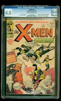 X-men #1 1963 Very Good 4.0 = 1st X-men, 1st Magneto & Signed By Jack Kirby