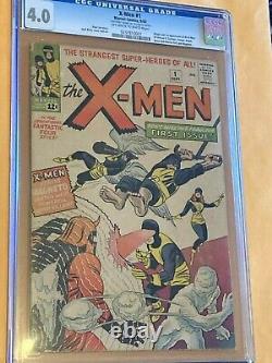 X-men #1 1963 Very Good 4.0 = 1st X-men, 1st Magneto & Signed By Jack Kirby