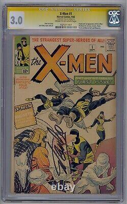 X-men #1 Ss Cgc 3.0 Origin/1st X-men Signed By Stan Lee