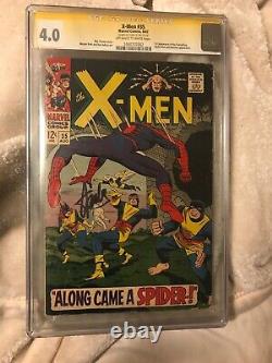 X-men 35 cgc 4.0 Signed By Stan Lee