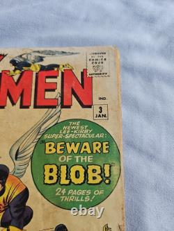 Xmen #3 (1963) 1st App. Of Blob Low Grade See Description